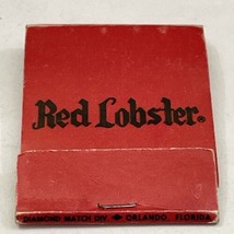 Vintage Matchbook Cover  Red Lobster Restaurant   gmg  unstruck - £9.78 GBP