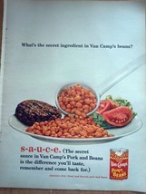 Van Camp’s Pork &amp; Beans Magazine Print Magazine Advertisement 1964 - $4.99