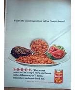 Van Camp’s Pork & Beans Magazine Print Magazine Advertisement 1964 - $4.99