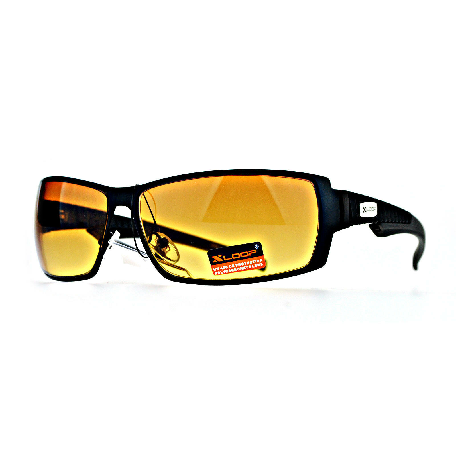 Xloop HD Sunglasses High Definition Clarity Lens Mens Rectangular Frame - £14.79 GBP
