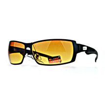 Xloop HD Sunglasses High Definition Clarity Lens Mens Rectangular Frame - £15.03 GBP