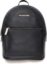 New Michael Kors Adina Medium Pebbled Leather Backpack Black NWT $398 - £129.63 GBP