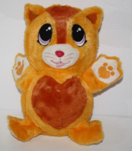 Fur Berries Tangerine Tabby Kitty Cat Orange Plush 10&quot; Toy Pop Open Ball 2007 - $38.67