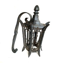 Antique Cast Iron Gothic Sconce Light For Restoration Parts or Salvage - $163.63