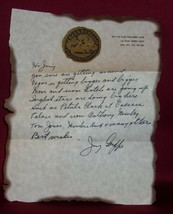 Jimmy Grippo Original Handwritten Letter Signed Twice +Extras Las Vegas Magician - £286.91 GBP