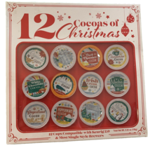 Ripped box 12 cocoas of christmas k-cup advent exp 9/30/25 - £14.18 GBP