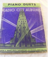 Piano Duets- Radio City Albums Vintage Sheet Music - Gliere, Lehar, Brah... - £3.71 GBP