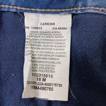 Lee Regular Fit Women’s Size 16M Blue Mid-Rise Denim Skort 112315513 image 4