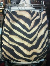Lauren Ralph Lauren Wild Zebra Print Mini Skirt Size 14P - £14.12 GBP