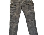 Jordan Craig Legacy Edition Xavier Acid Wash Green Cargo Jeans Men’s 36x32 - $36.10