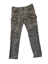 Jordan Craig Legacy Edition Xavier Acid Wash Green Cargo Jeans Men’s 36x32 - £28.39 GBP