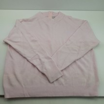 Mercer Street Studio Womens Pink Long Sleeve Light Pink Sweater Crew Neck XL - £23.53 GBP