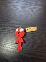 Voodoo Friends Devil Voodoo String Doll charm, keychain Halloween - $16.95