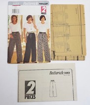 Vintage Butterick Fast &amp; Easy 3263 Size L-XL Wide Legged Pants 2 Pcs 199... - £10.01 GBP