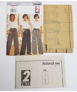 Vintage Butterick Fast &amp; Easy 3263 Size L-XL Wide Legged Pants 2 Pcs 199... - £9.58 GBP