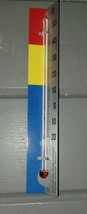 Glass thermometer 0~ 50 Celsius in Aluminum Bracket by McGraw Hill - $5.00