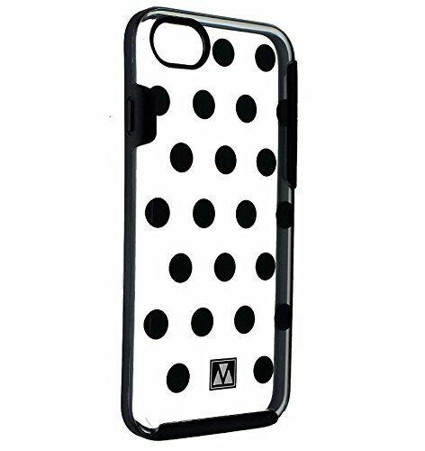 Primary image for M-Edge Glimpse Series Protective Case Cover for iPhone 8 7 - Blacks Dots
