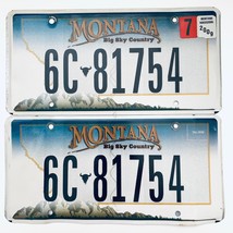 2009 United States Montana Gallatin County Passenger License Plate 6C 81754 - £20.19 GBP