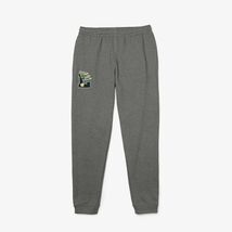 LACOSTE MEN&#39;S Pennants Badge Fleece Pants Grey Chine, (XH7442 1VQ), Sz 4XL - $31.08 CAD