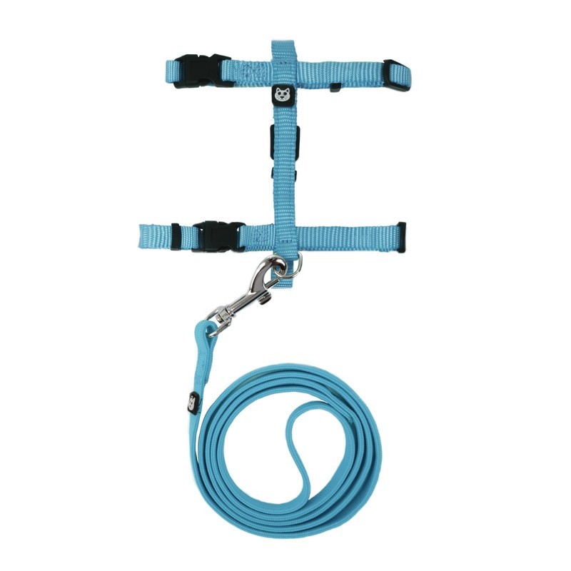 Teal Harness & Leash Combo, for Cats 5-10Lbs, Neck Size 6-8 Inches, Chest Size 8 Item image 6