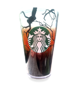 Starbucks RAVEN&#39;S PERCH 2022 Halloween 16 oz Cold Cup *Glow in the Dark* - £17.57 GBP