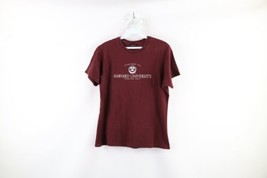 Vintage Champion Boys Large Faded Spell Out Harvard University T-Shirt Maroon - £15.78 GBP