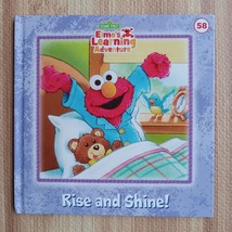 Sesame Street Elmo&#39;s Learning Adventure Book 58 HC Rise And Shine Vintage - $6.91