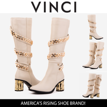 The Gladiator Cream Leather Knee High Women Boot image 10