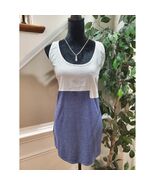 Magellan Women&#39;s Blue &amp; White Polyester Scoop Neck Sleeveless Top Blouse... - $399.53 MXN