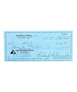 Rick Ferrell Boston Red Sox Signed  Bank Check #1197 BAS - £54.39 GBP