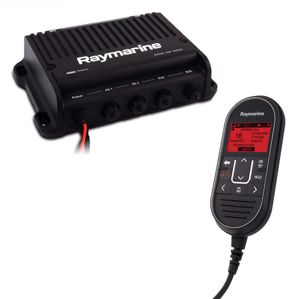 Raymarine Ray91 Modular Dual-Station VHF Black Box Radio System w/AIS [E70493] - $1,079.09