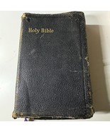 1940s Holy Bible KJV Illustrated International Self Pronouncing Red Text... - $9.91 CAD