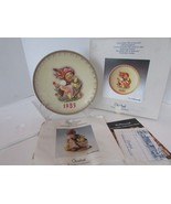 Hummel 15th Annual Plate Chick Girl 1985 Bas Relief Boxed Collector Plate - $163.11 MXN