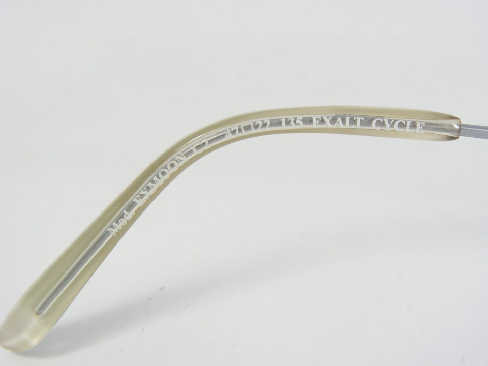 Exalt Cycle EXMOON C2 SILVER UNIQUE EYEGLASSES GLASSES FRAME 47-22-135mm Italy Item image 12