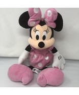 Disney Minnie Mouse Plush Toy Stuffed Animal Bow Pink Disney Store toy 21” - $27.08 CAD