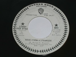 Leroy Van Dyke Roses From A Stranger Before I Change My Mind 45 Rpm Record Promo - £12.77 GBP