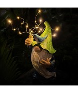 Garden Gnomes with Firework Solar Light Garden Decor for Outside Outdoor... - $60.54