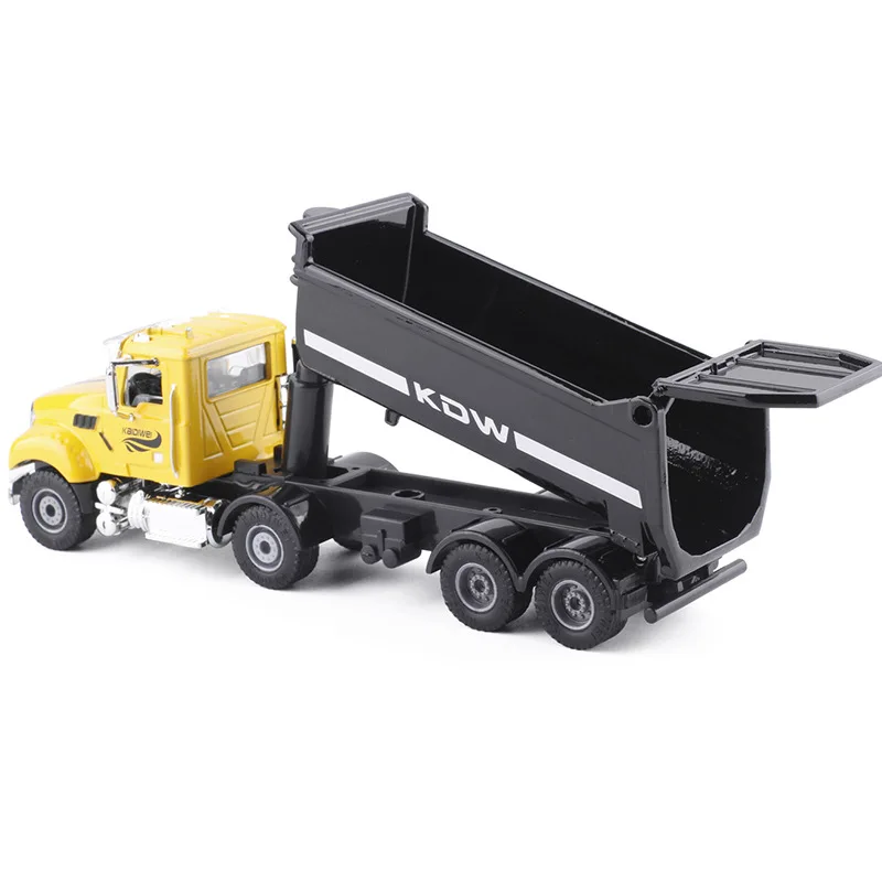 Play 1:50 alloy engineering vehicles,high simulation dump truck model,metal diec - £47.96 GBP