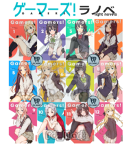 Gamers By aoi sekina (Light Novel) Volume 1-12 Fast Shipping (FULL/HALF ... - $1,579.56 MXN+