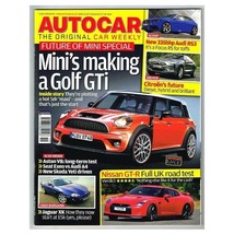 Autocar Magazine May 6 2009 mbox2775 Mini&#39;s making a Golf GTi - Nissan GT-R Full - £3.84 GBP