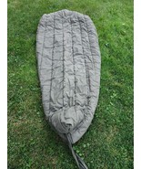 Vintage CECILE INDUSTRIES Military intermediate cold sleeping Bag 84&quot; x ... - $59.38