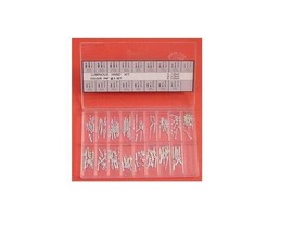 632PNP Silver Colour Luminious Watch Hand Kit 17 Sizes for Watchmakers - £22.72 GBP