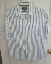 Abercrombie &amp; Fitch Men&#39;s Casual Shirt Size XXL 2XL Short Sleeve - £7.81 GBP