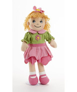 Sweet Delton Apple Dumplin Petal Cloth Doll in Pink &amp; Green Dress, 14&quot;  ... - £23.64 GBP