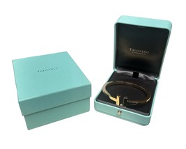 Tiffany &amp; co &quot;t-square&quot; Unisex Bangle 18kt Yellow Gold 402367 - $4,299.00
