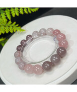 Madagascar Gradient Purple Rose Quartz Beaded Bracelet 12.5mm - $52.99