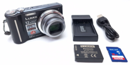 Panasonic Lumix DMC-ZS1 (TZ6) 10.1MP 12x Zoom 25mm Wide Leica Lens Camera TESTED - £66.64 GBP