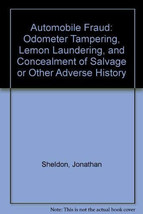 AUTOMOBILE FRAUD ODOMETER TAMPERING LEMON LAUNDERING By Carolyn L. VG - $19.80