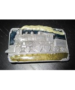 Vintage SISKIYOU Old WESTERN TRAIN 3D Belt Buckle - $41.03 CAD