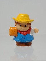 Mattel Little People Boy Farmer Farm 2 1/2&quot; From 2007 Figure Toy Pretend... - £5.44 GBP